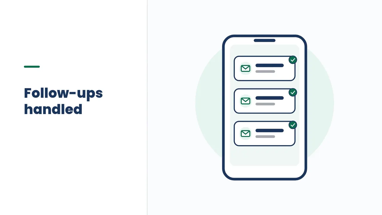 Follow-ups handled